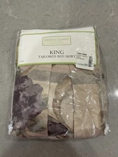 Croscill King Tailored Bed Skirt 79”X82”