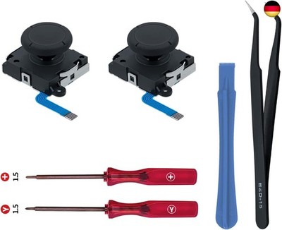 Ersatz 3D Sensor Joystick Analog Stick und Reparatur Werkzeuge Kit für Nintendo