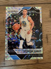 2016-17 Panini Prizm #81 Stephen Curry Warriors Silver Mosaic Holo Prizm Rare!