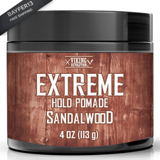 Viking Revolution Sandalwood Hair Pomade for Men - 4 Ounce Pack of 1 