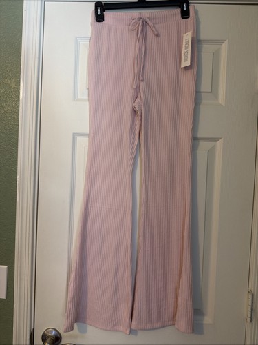 Derek Heart Pink Flared Lounge Pants Size Medium: new with tags