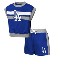 Youth Outerstuff  Royal Los Angeles Dodgers Big League Short Stop T-Shirt &