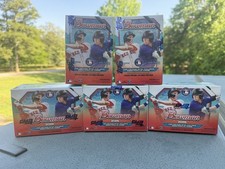 5x BOWMAN 2026 BASEBALL MLB BLASTER BOX (60 Cards) w/Chrome Prospects New