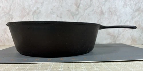 Wagner Ware Sidney -0- 1088 J Vintage  Cast Iron Deep Skillet Chicken Fryer  #8