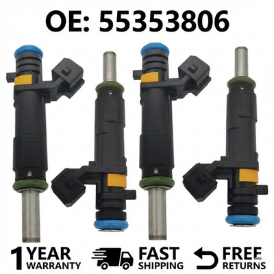 4x Fuel Injectors Fits Opel Vauxhall Astra Insignia 1.8 Z18XER 55353806 New