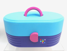 Caboodles 2615 Blue/Purple 12.5" Travel Make-Up Case