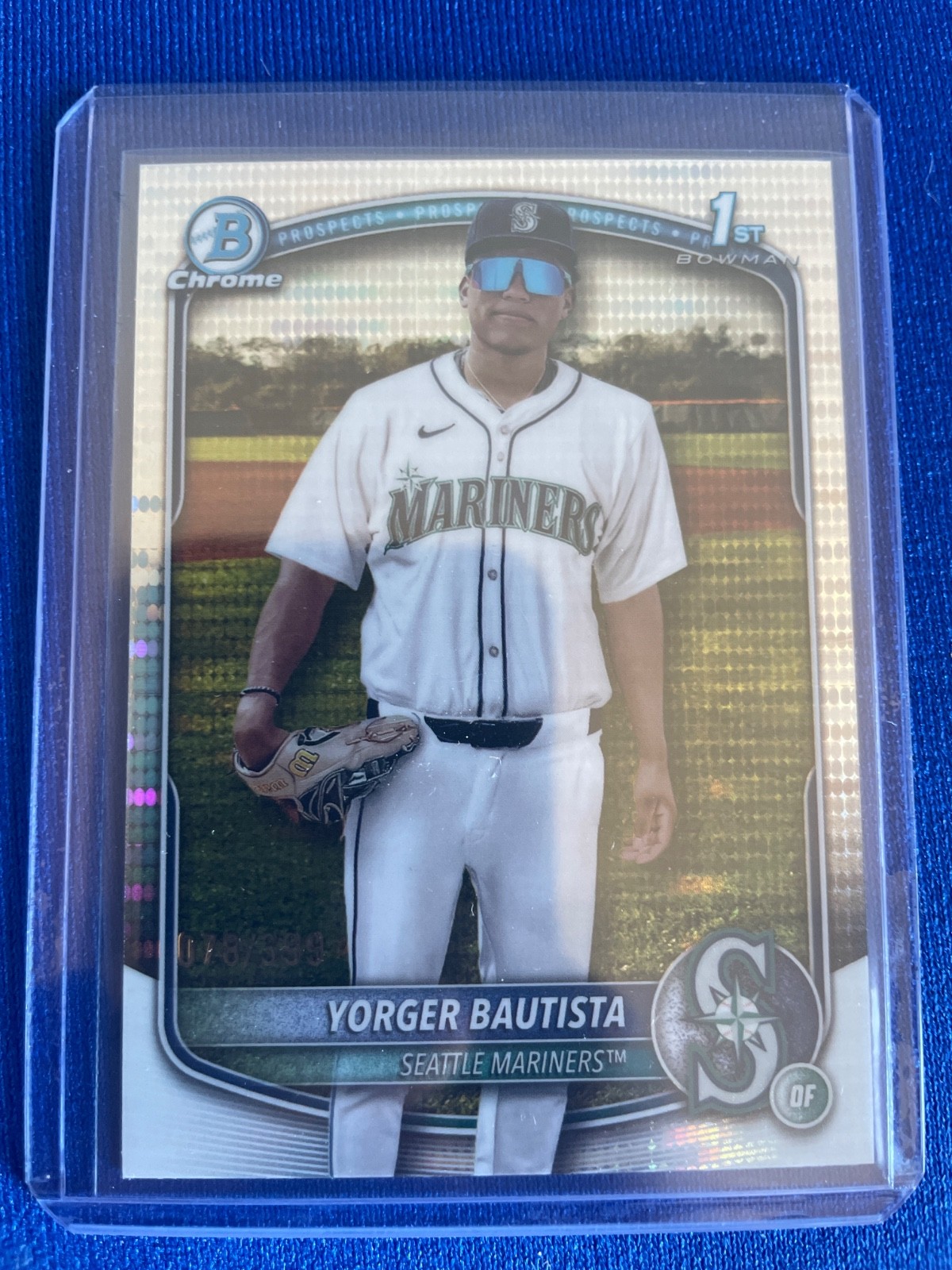 2025 Bowman Chrome #BCP-194 Yorger Bautista Pulsar Refractor #/399 1st Bowman