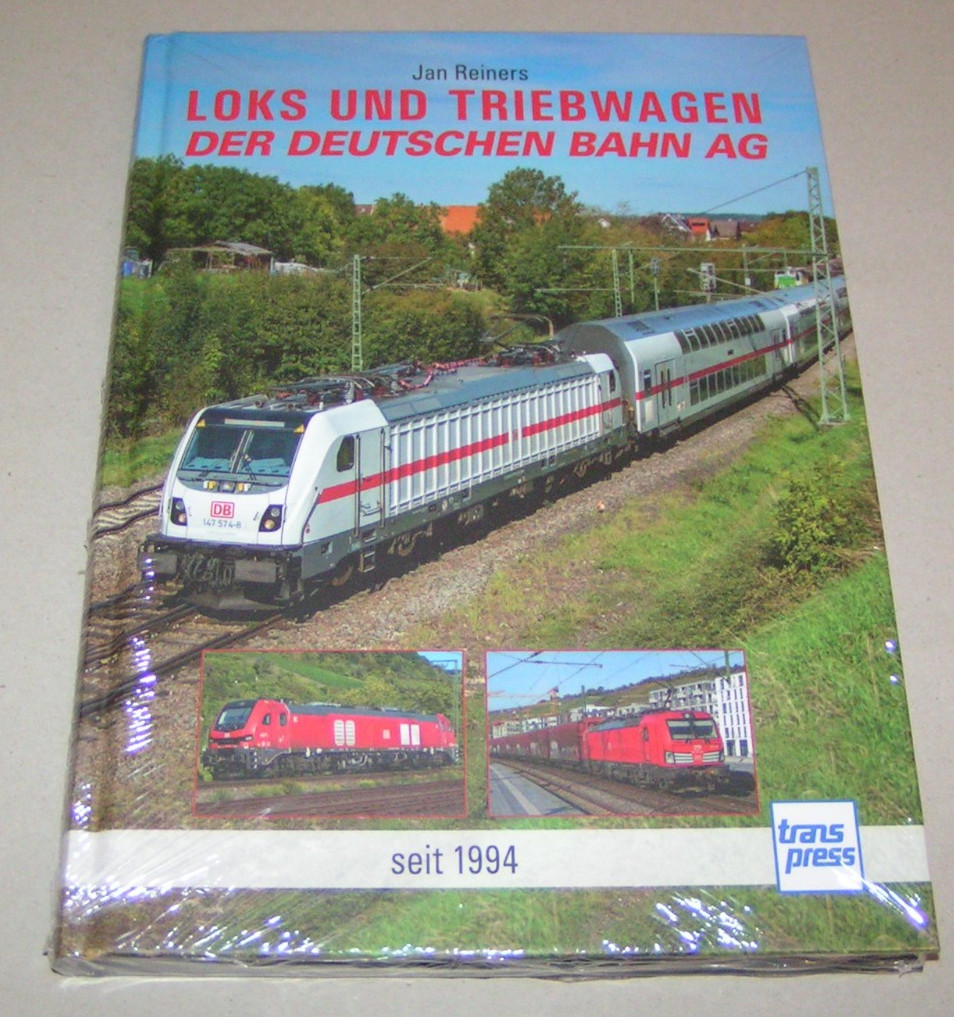 Illustrated Book Locomotives And Railcar Der Deutsche Bahn Ag - Since 1994