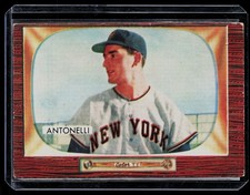 1955 Bowman #124 Johnny Antonelli