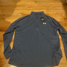 Mens UA Under Armour 1/2 Zip Tech Muscle Pullover Long Sleeve New With Tags