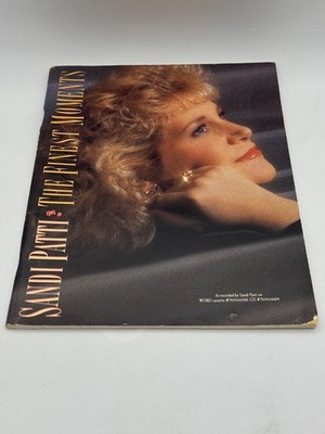 Sandi Patti - The Finest Moments 1989 Music book  Free Shipping