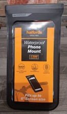 Halfords Bike Waterproof Phone Mount 6" screen.