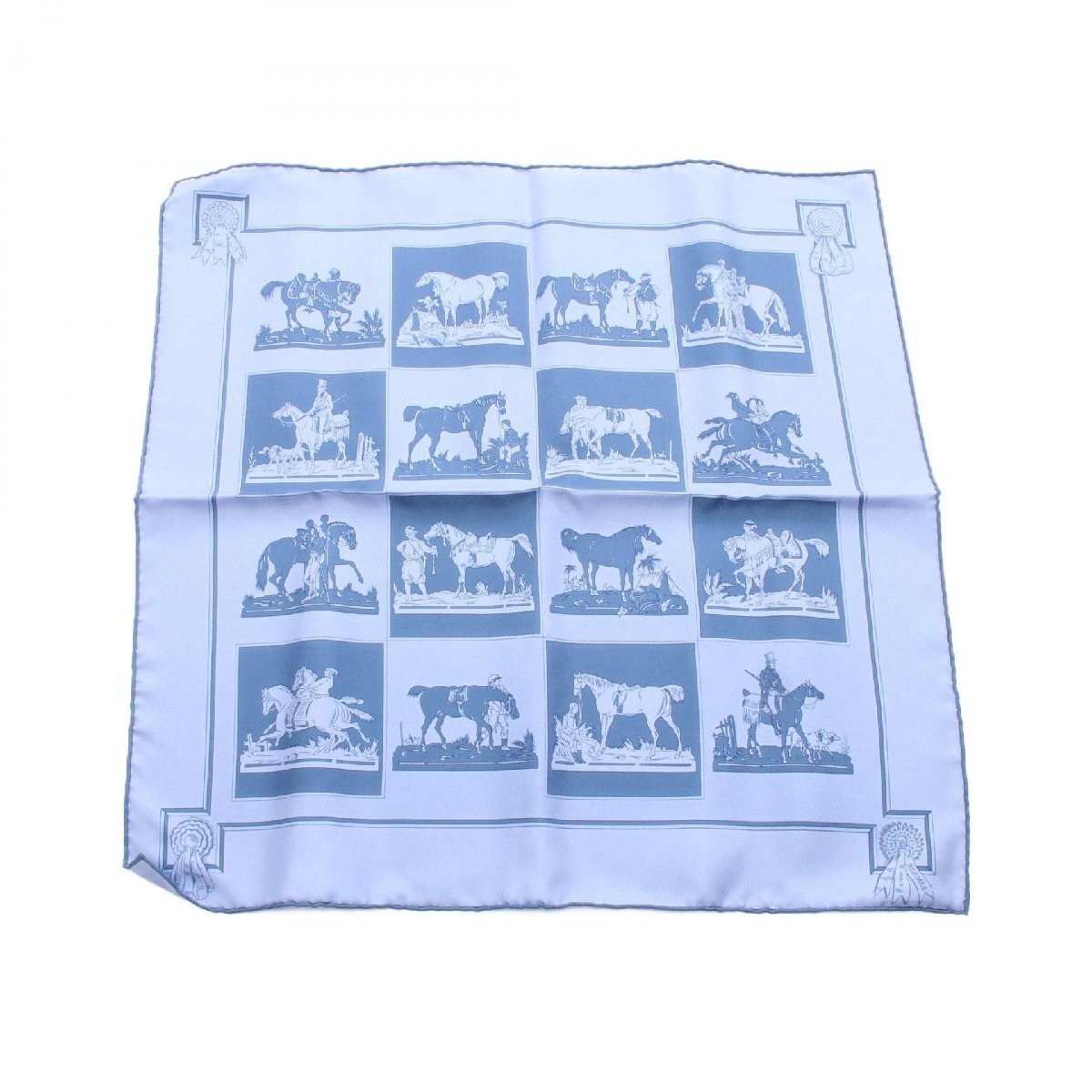 Hermes Petit Carre 45  Silk Scarf 47193