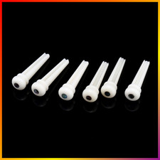 Akustikgitarre Bridge End Pins Bone Weiß mit...