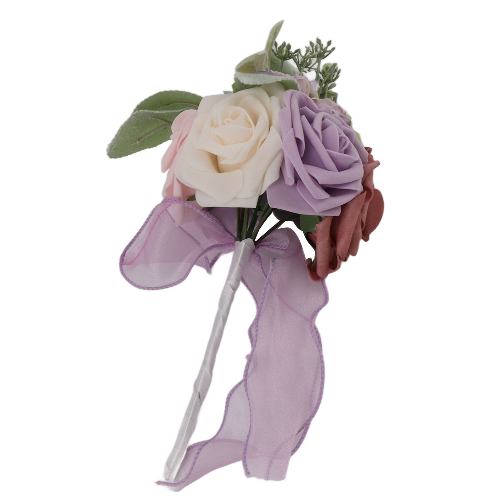 Romantic Rose Bridal Wedding Bouquet Artificial Silk Flowers Fake Flowers Brides