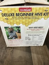 Beginner Bee Hive Kit 10-Frame Deluxe Premium Beekeeping Starter Kit NOS