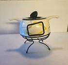 Red Wing Smart Set dinner ware MCM 2 quart casserole with stand