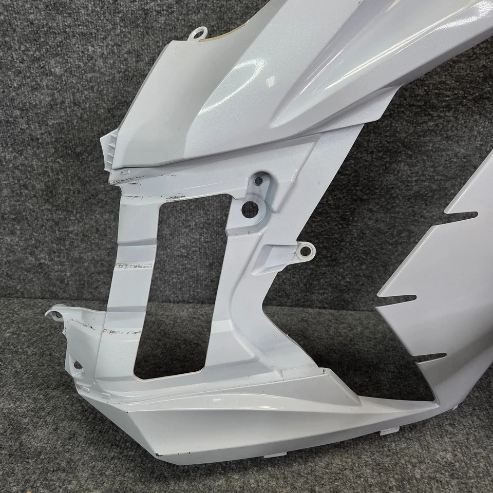 Kawasaki ZX-14R 2012 OEM delantero derecho inferior medio carenado blanco perlado Foto 4 de 4