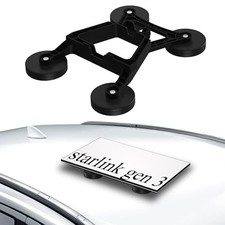 Starlink Gen 3 Mount,Flat Starlink gen 3 Magnetic Car Mount,Easy black