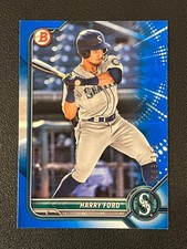 Harry Ford 2022 Bowman Prospect Blue Parallel /150 Mariners