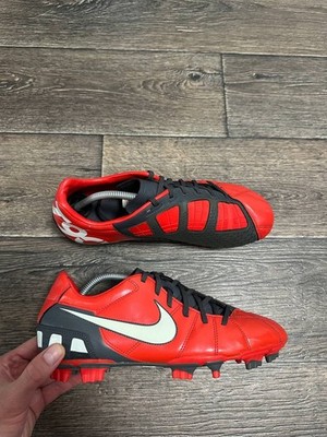 Vintage Nike total 90 T90 football boots cleats red 385402-611 eu44,5 uk9,5  us10