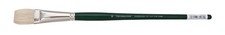 Grumbacher Gainsborough Flat Oil and Acrylic Brush, Hog Bristle, Size 12 (127...