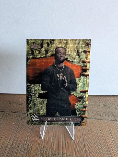2025 Topps Chrome WWE x Cactus Jack Kofi Kingston SuperFractor 1/1