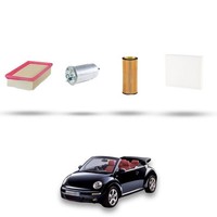 Hoffcar Wartungsset - 4 Filter Kompatibel Mit VW New Beetle / Cabrio 1.9 TDI