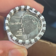 $1 Coin Roll End - Philadelphia Mint Business Strike, Wrapped Paper