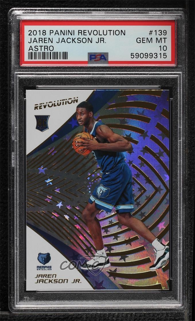 2018 Panini Revolution Astro Jaren Jackson Jr #139 PSA 10 GEM MT Rookie RC 17a5