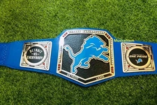 Detroit Lions Moto city World Championship legacy title Belt Customised