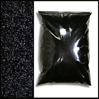 1 lb Intense Black .004'' Very Fine Metal Flake, Luxe Auto Paint Additive (445g)