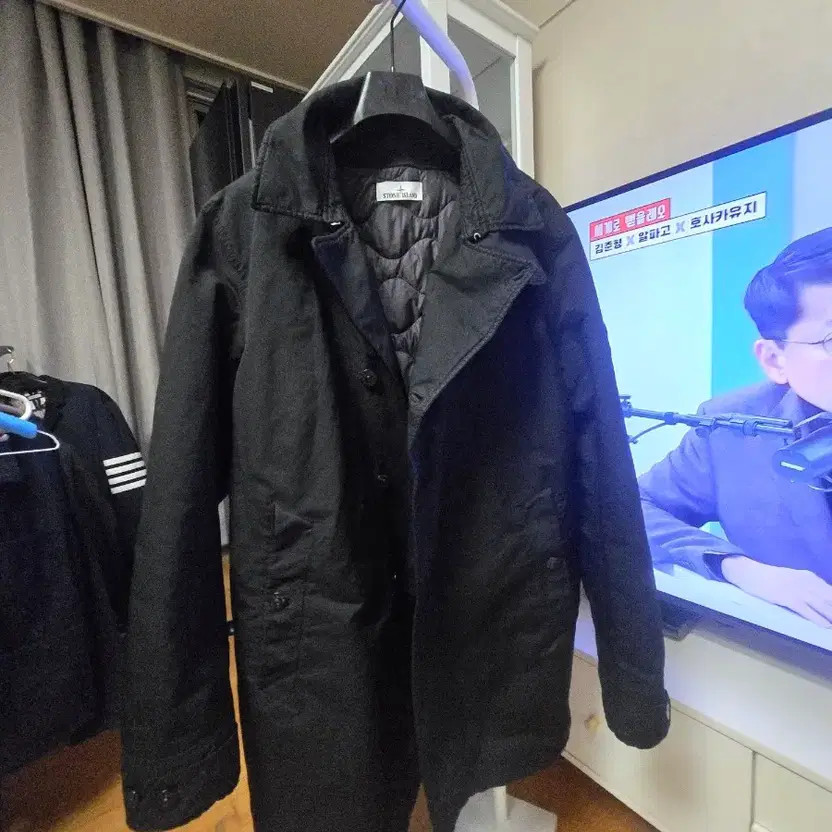 Stone Island David TC PrimaLoft Insulated Trench Coat Black XXL thumbnail 5