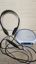 Sony Walkman CD Player D-FJ210 Portable CD AM/FM TV/Weather Silver/Blue NICE