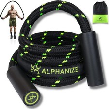 Heavy Jump Rope For Fitness 3LB - New 360 Rotating Handles Weighted Jump Rope -