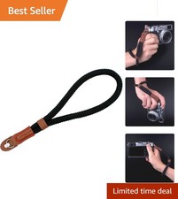 Adjustable Wrist Strap for Mirrorless  DSLR Cameras - Modern Black