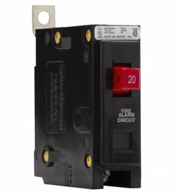 EATON CUTLER-HAMMER BRF120 OEM 1P 20A 120/240V FIRE ALARM CIRCUIT BREAKER *S12