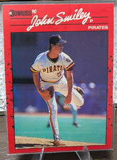 Donruss 1990 John Smiley #54 Pittsburgh Pirates Baseball Card MLB Base Set