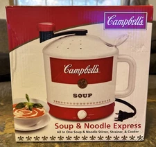 Campbell's Soup and Noodle Express All In One Stirrer Strainer Cooker -Crock Pot