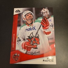 JOEY MARTIN FAN FAVES CARDIFF DEVILS SERIES 1 25/26 HOCKEY  CARD