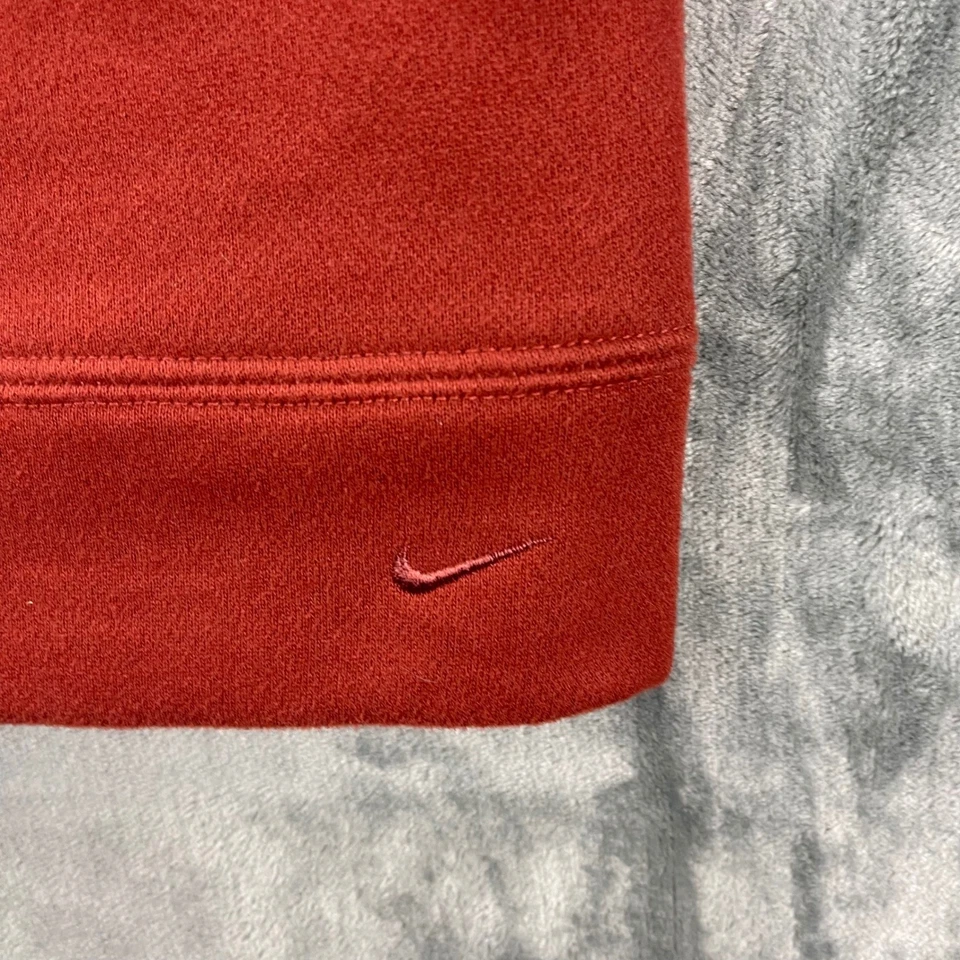 Nike оранжевый полный молнии флисовый жилет женщин средний без рукавов спортивная куртка - Изображение 3 из 4