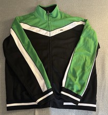 ECKO UNLTD VTG Y2K Full Zip Up Track Jacket Men  s Blk Green And White Large