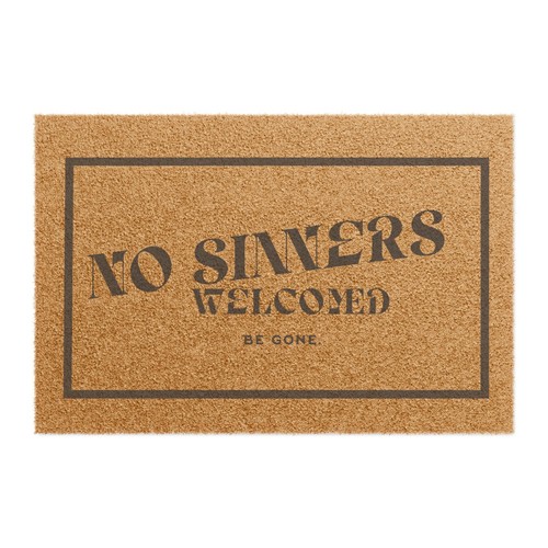 Humorous Doormat - Unique Entryway Decor, Housewarming Gift, Funny Welcome Mat,