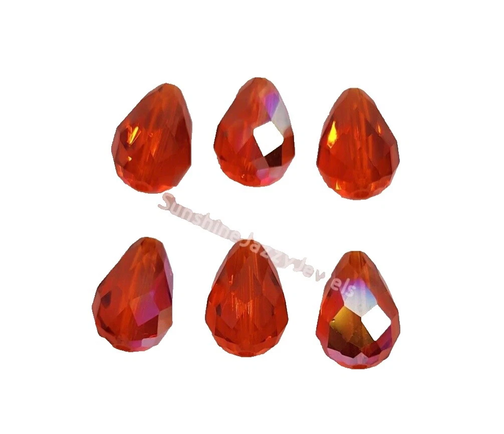 Teardrop Faceted Jewelry Making Beads