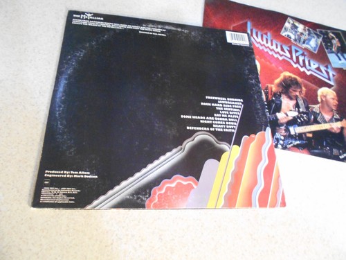 Judas Priest Defenders Of The Faith FC39219 1984 Pitman Lyrics inner sleeve LP - Picture 5 of 10