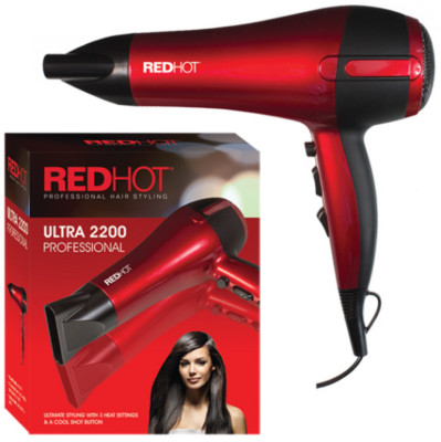 2200W Red Hot Professional Style Haartrockner Konzentrator Düsengebläse Pro Salon