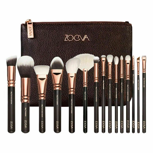 15pcs Make Up Bürsten Brush Set Rosegold Pinsel Verfassungs Schönheit Tasche . - Bild 2 von 10