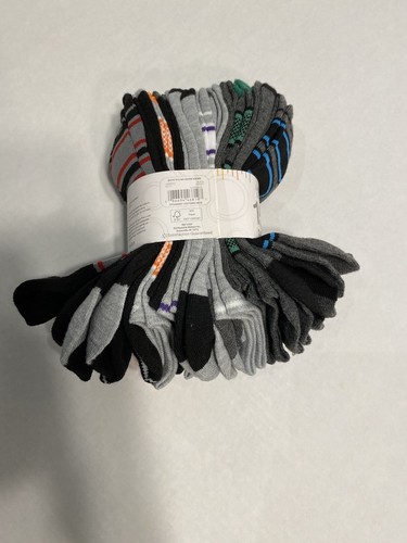 wonder nation 15 pairs boys no show ankle socks size large shoe size 3-9 - Picture 5 of 5