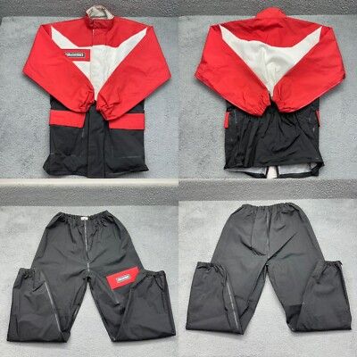Vintage Fieldsheer Motorcycle Men s Large Rain Riding Set Outfit w/ Jacket Pants