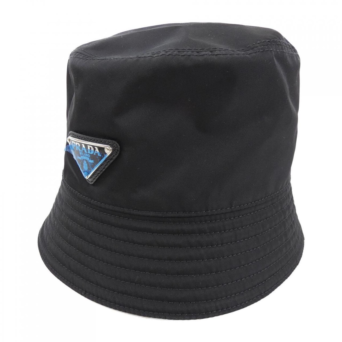 帽子・その他 PRADA HAT (1HC137AJ6 F0008) PRADA Nylon Hat Brown Beige 1HC137 Ladies L Camouflage